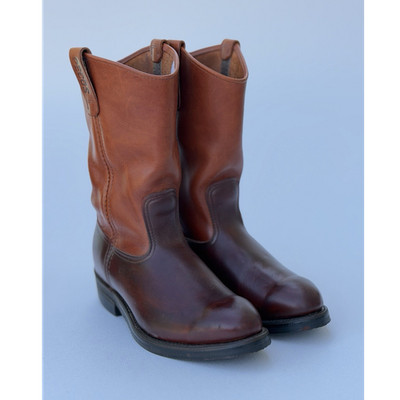Restored Vintage  Red Wing Pecos 1115 Leather Boots US 9 D **READ DESCRIPTION**