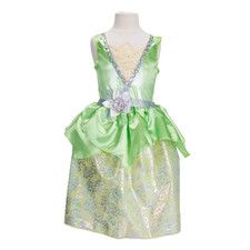 Disney Princess Tiana Costume Dress Fits Size 4-6X
