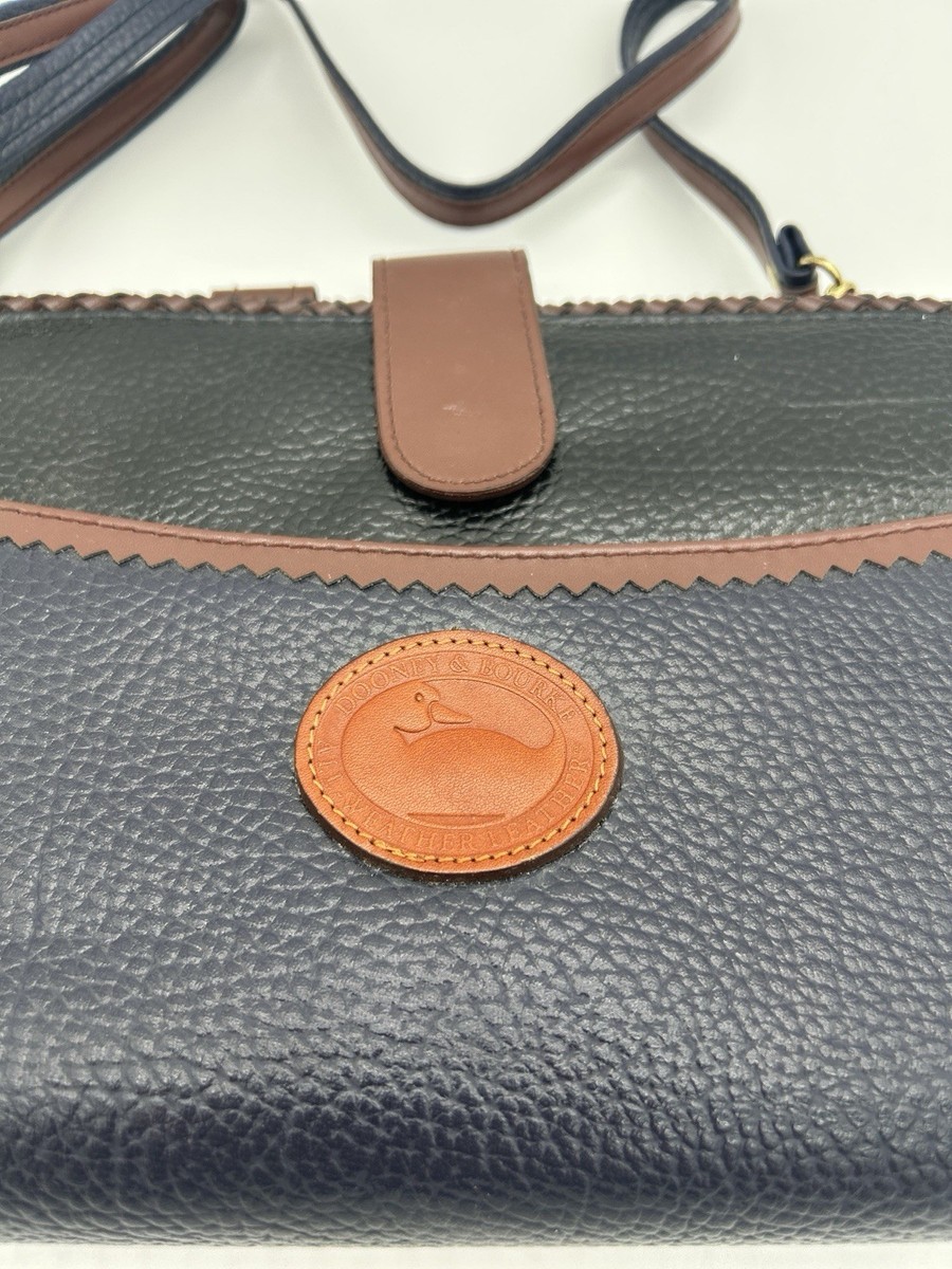 Vintage Dooney & Bourke Vintage Organizer Planner Pebbled Leather