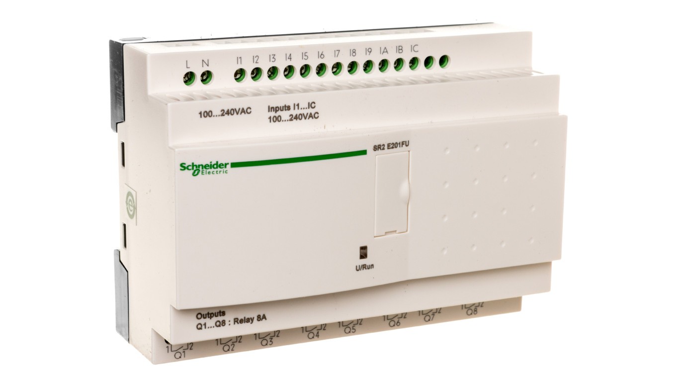 Programmable Controller 12 Inputs 8 Outputs Zelio Logic SR2E201FU