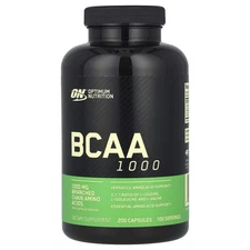 Optimum Nutrition, BCAA 1000 Caps, MegaSize, 1,000 mg, 200 Capsules, Amino Acids
