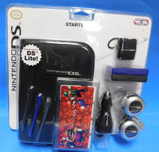  OFFICIAL NINTENDO DS Lite STARTER KIT BLACK MARIO THEME NEW LOOK 