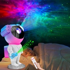 Astronaut Galaxy Star Projector Led Night Light for Bedroom,AUYLE Star Projec...