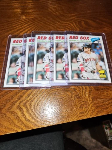2026 Topps Heritage Roman Anthony (5) Card Rookie Card RC Lot #86 Red Sox