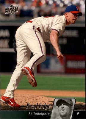 2010 Upper Deck Baseball Card #383 Brad Lidge