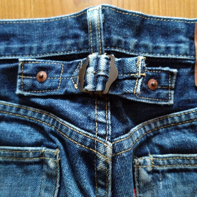 90s Levi's 702-XX Redline Selvedge Japan Reissue Cinch Back Jeans