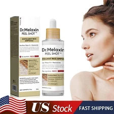 Peel Shot Glow White Rice Peeling Ampoule, Soft Exfoliating Face Body Scrub US⚡