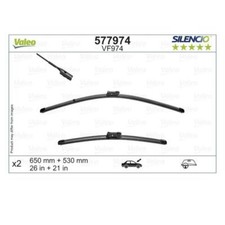 Valeo 577974 Wischblatt Vorne für VW Atlas Porsche Cayenne Land Rover Tesla