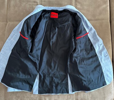 Hugo Regular Fit Sakko  Arti  In Hellblau 