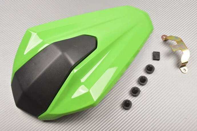 Capot de selle haut de gamme vert ABS pour Kawasaki EX400G 23-24