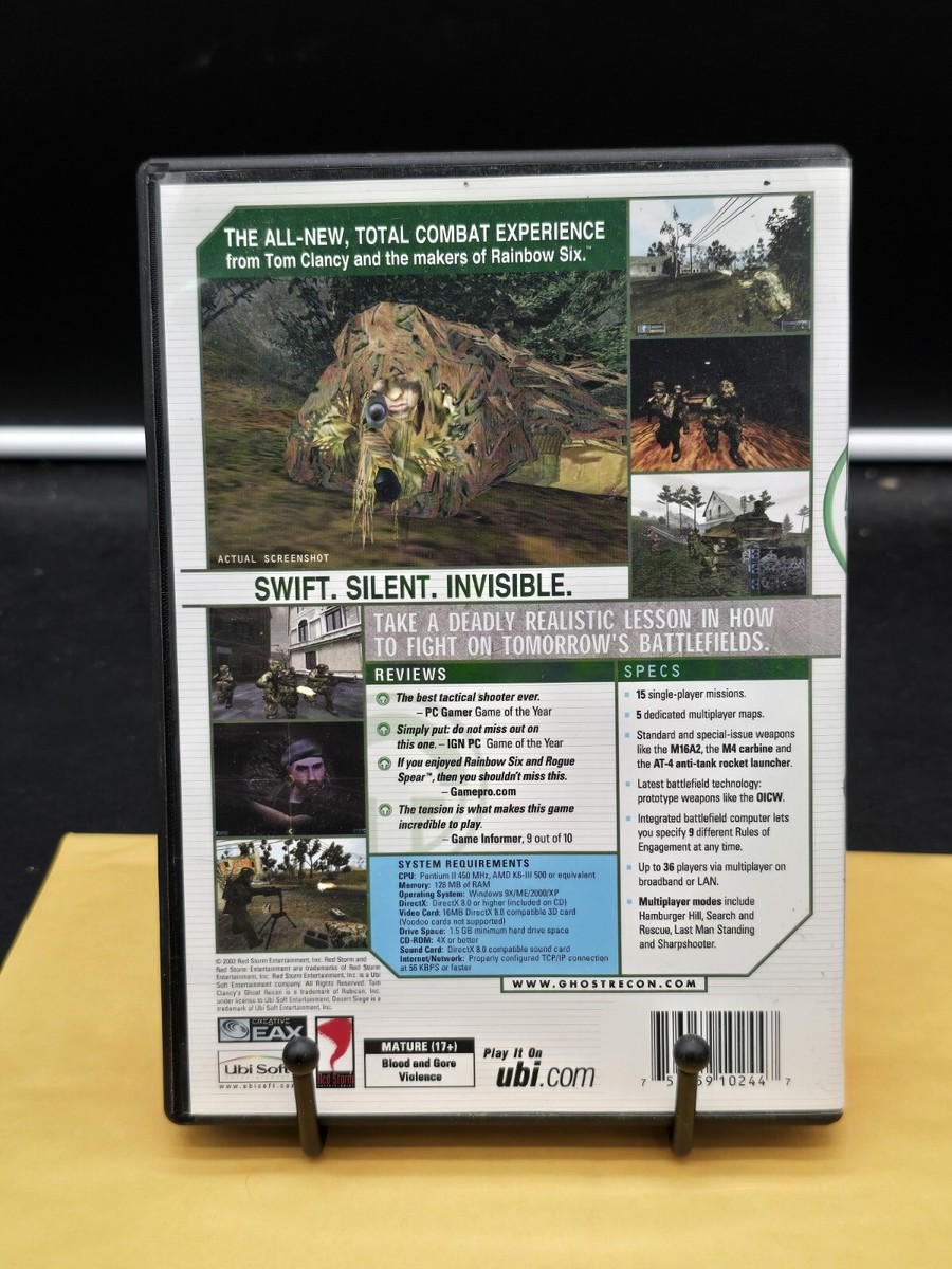 Tom Clancy's GHOST RECON 日本語版 PC CD-ROM Tom Clancy's Ghost Recon cd-rom : Red Storm Entertainment