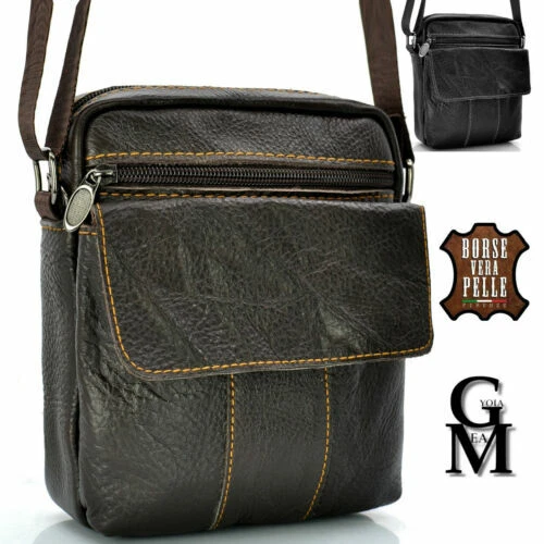 Borse da uomo marrone