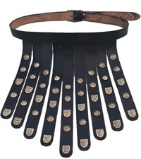 MEDIEVAL ROMAN GREEK LARP LEATHER REENACTMENT ARMOR BELT