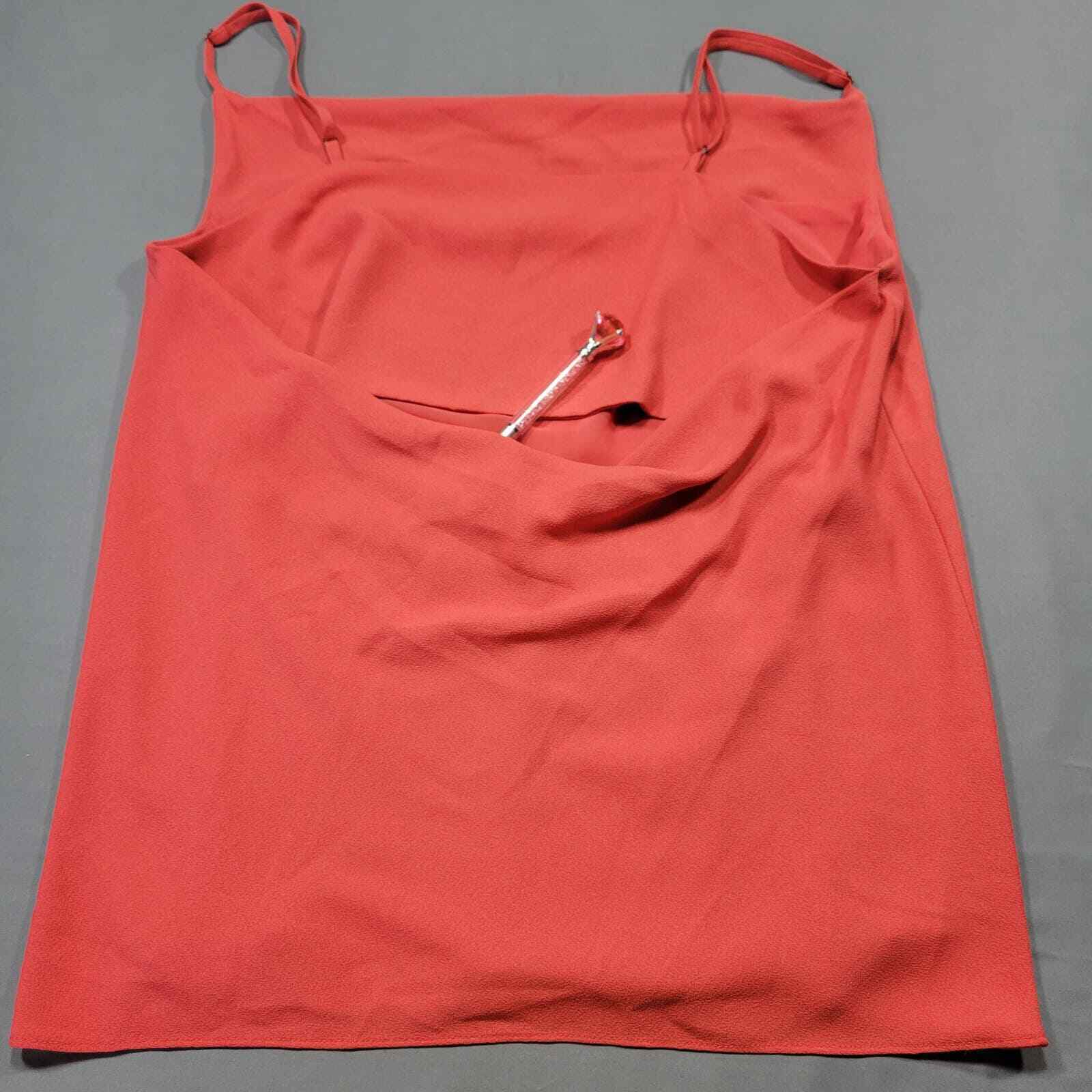 1 State Women Tank Size M Orange Bold Sultry Keyh… - image 2