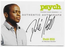 Psych Seasons 1-4 Autograph, Costume Wardrobe , or Complete Card Set -- Pick