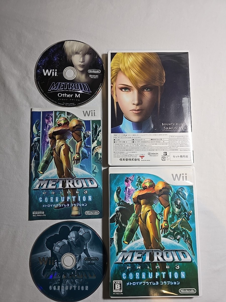Samus Aran Metroid Wii Wii Games Bundle Boxed Metroid Prime 3: Corruption  Japanese Version And Other M