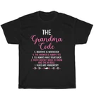 The Grandma Code Granny Grandmother Grandparent T-Shirt Mothers Day Unisex Gift