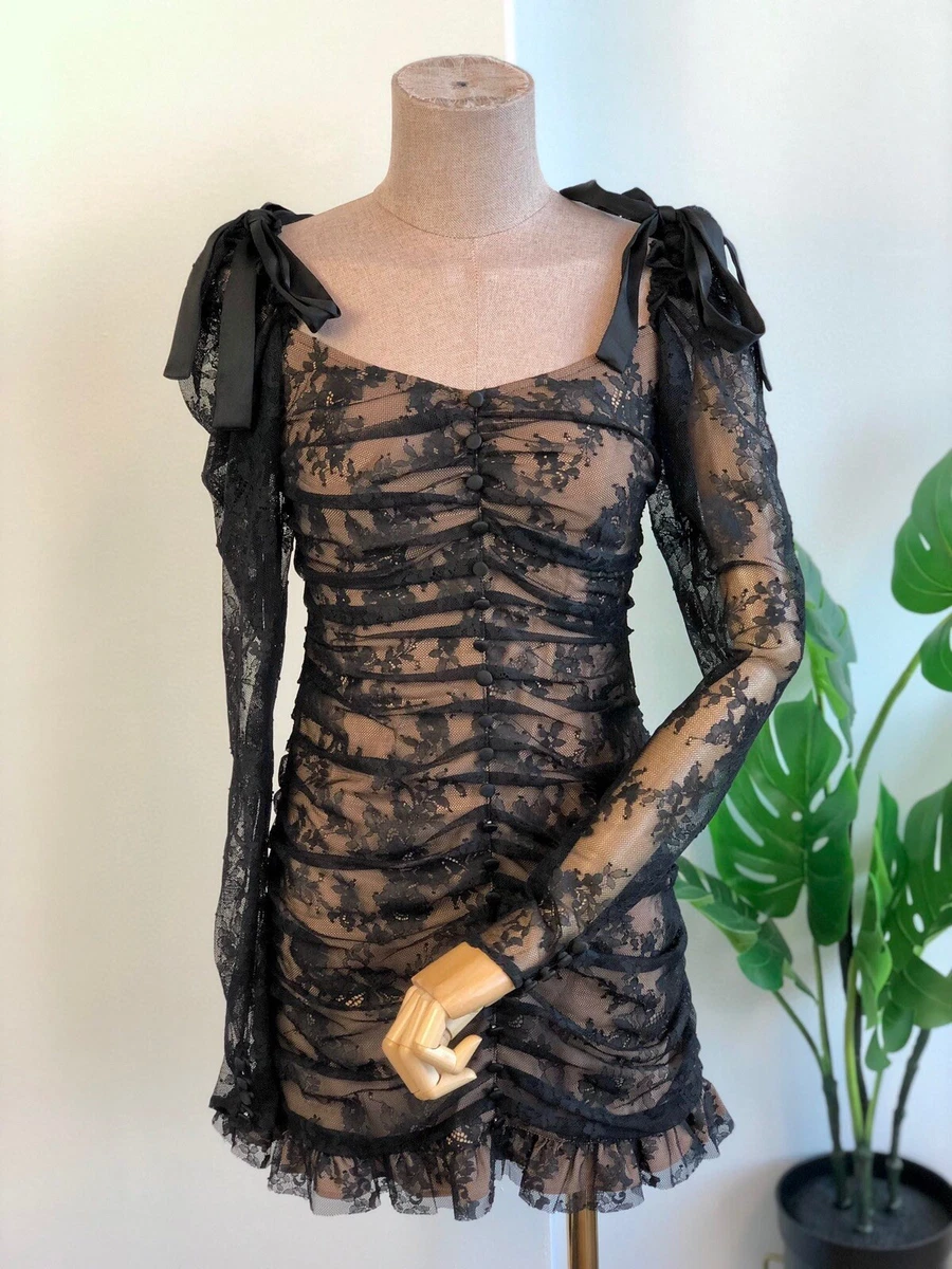 For love and best sale lemons black lace dress