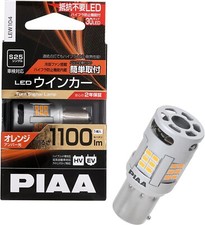 Piaa Lew104 Led Turn Signal Bulb S25 Amber 1100lm 21w 1pcs. Anti Hyper Flash