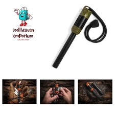 fireROD XL Ferrocerium Firestarter with Replaceable 1/2 in. Diameter Waterpro...