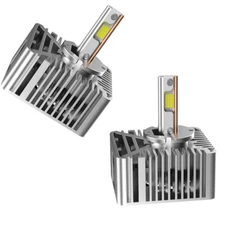 2PCS LED Headlight Bulbs Hi-Lo D5S For 16-18 Chevy Silverado 1500 Replace HID