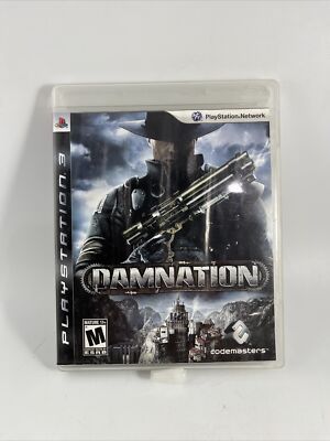  Damnation (Sony PlayStation 3, 2007 Headset Compatible Dual Shock 3 Not Tested