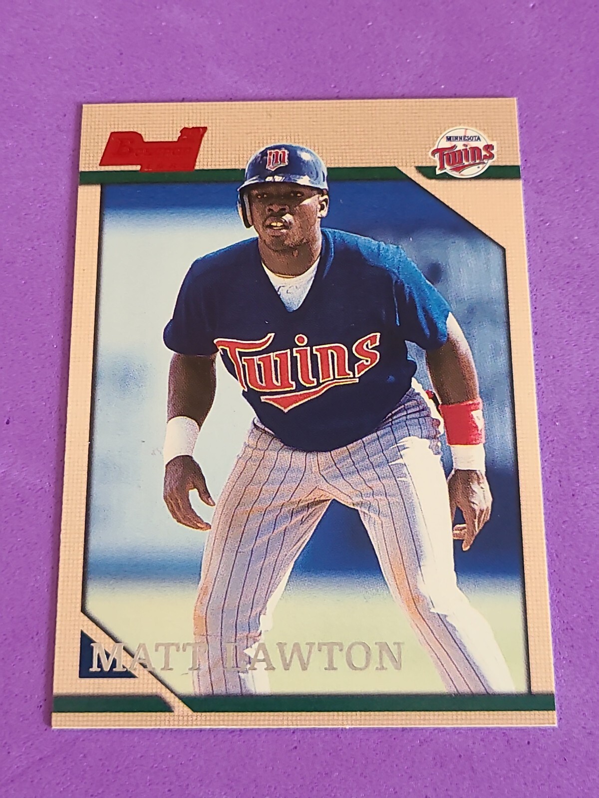 1996 Matt Lawton Bowman Minnesota Twins Baseball Card 261 Rookie eBay