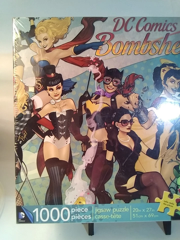 DC Comics, rompecabezas The Bombshells, 1000 piezas. Difícil de encontrar y difícil de encontrar sellado. Foto 3 de 4