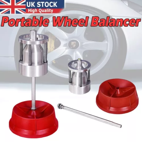 Wheel Balancer Portable Tyre Hubs Heavy Duty Car Truck Rim Tire Tool Bubble - Picture 1 of 15