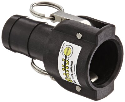 Banjo 125C Polypropylene Cam & Groove Fitting, 1-1/4'' Female Coupler x Hose