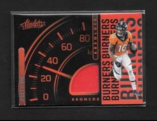 2022 Absolute Football JERRY JEUDY BURNERS Relic - BRONCOS - #AB-7