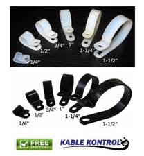 Kable Kontrol Nylon Cable Clamps - 100 Pcs/Pack