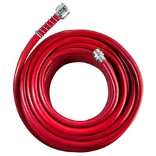 Garden Hose Red Commercial Grade Rubber/ Vinyl Heavy-Duty 5/8 in. Dia. x 150 ft.