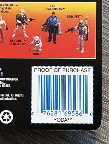 Yoda Star Wars Power of the Force Action Figure 1995 Kenner POTF Vintage - Afbeelding 7 van 12