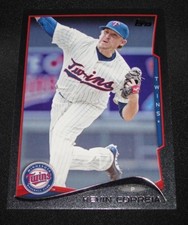 2014 Topps KEVIN CORREIA #120 Black Variant/63 Minnesota TWINS Cal Poly MUSTANGS