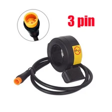 24V/36V/48V/72V Throttle Thumb Control Assembly For E-bike Electric Bike Scooter