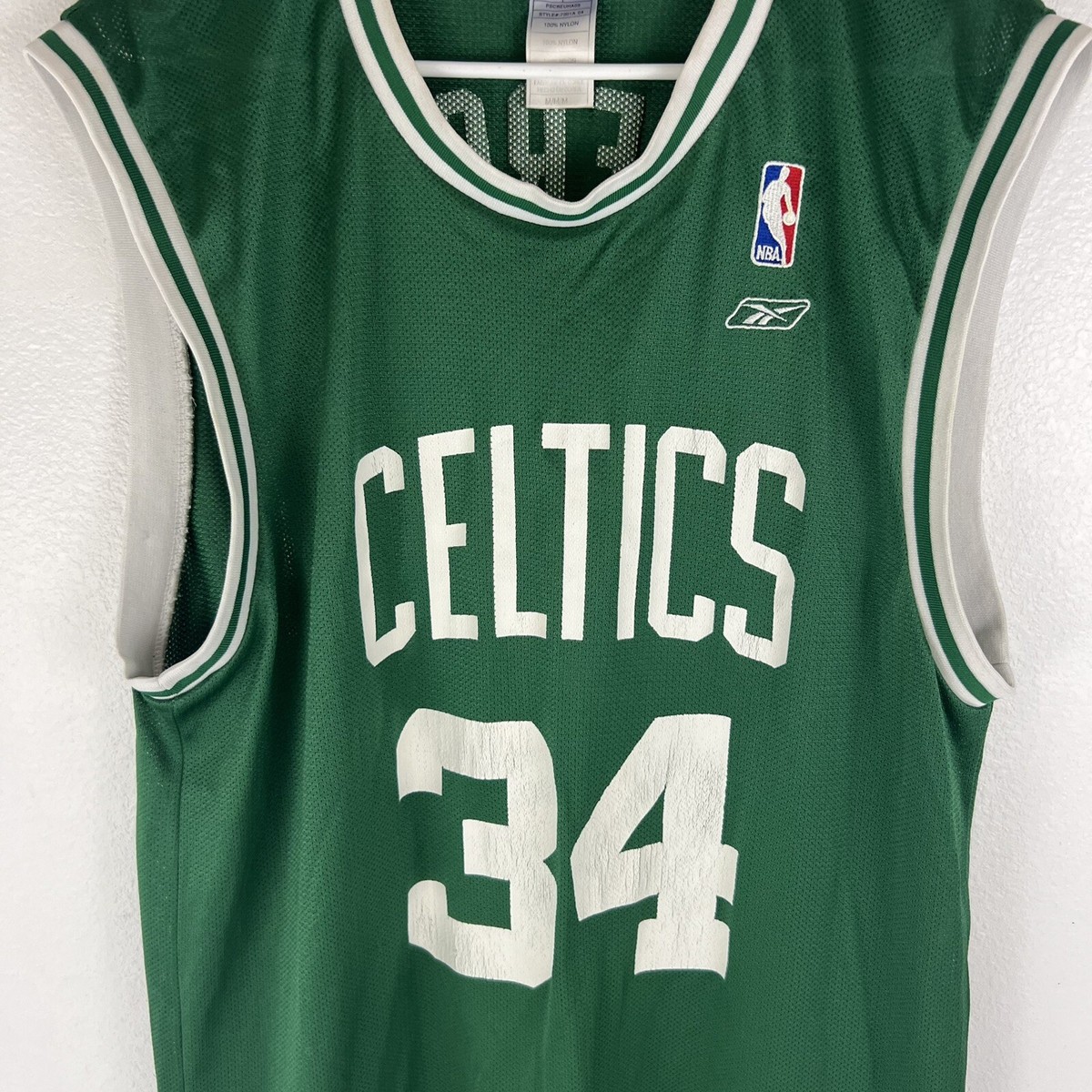 Paul Pierce Reebok Boston Celtics #34 Vintage Basket Medium | eBay