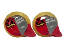 2 pk -Scotch PackingTape W/Dispensers, "General Purpose", 1.88 In x 84.2 YD Each
