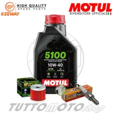Tagliando KEEWAY RKF 125 2021-2024 / Kit Olio Motul 5100 Filtro Candela RKF125