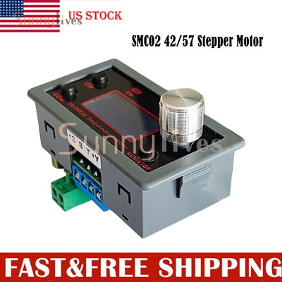 SMC02 42/57 Stepper Motor Speed Controller Driver Forward Reverse LCD Module
