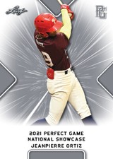 5 ct lot 2021 Jeanpierre Ortiz Leaf Perfect Game Nike AA Classic Aflac All Star 