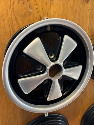 6 X15 Porsche 911 Deep Six Fuchs Wheels With Hearts 1970 Dates for
