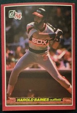 1984 Donruss Action All-Stars, Harold Baines, #11, CWS, Hall of Fame, NM, FS