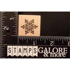 PSX Rubber Stamps B-274 SMALL LACY SNOWFLAKE #W15