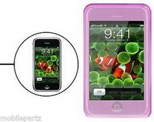 Custodia in silicone/gel rosa per Apple iPhone 3G e 3GS