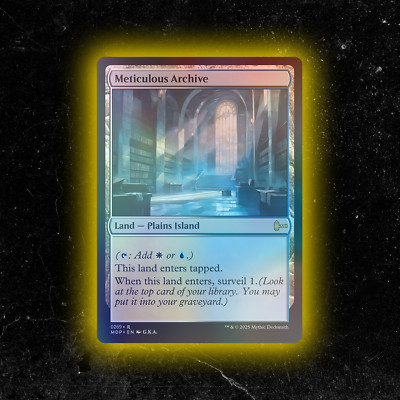 FOIL - Meticulous Archive - Custom Magic: The Gathering Card - High-Quality