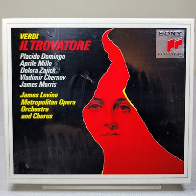 Verdi: Il Trovatore; Placido Domingo, Milo, Levine (CD, 1994) Sealed BRAND NEW