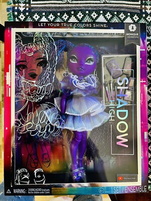 Rainbow High Shadow High Monique Verbena - Purple Doll NEW Ships Worldwide