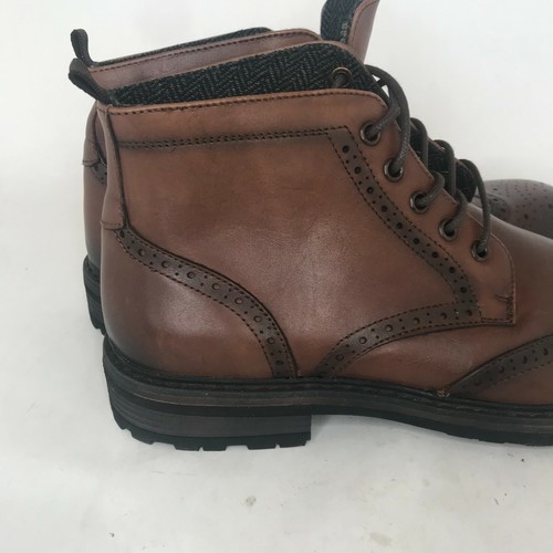 Fashion Lace Up Wingtip Ankle Boot 