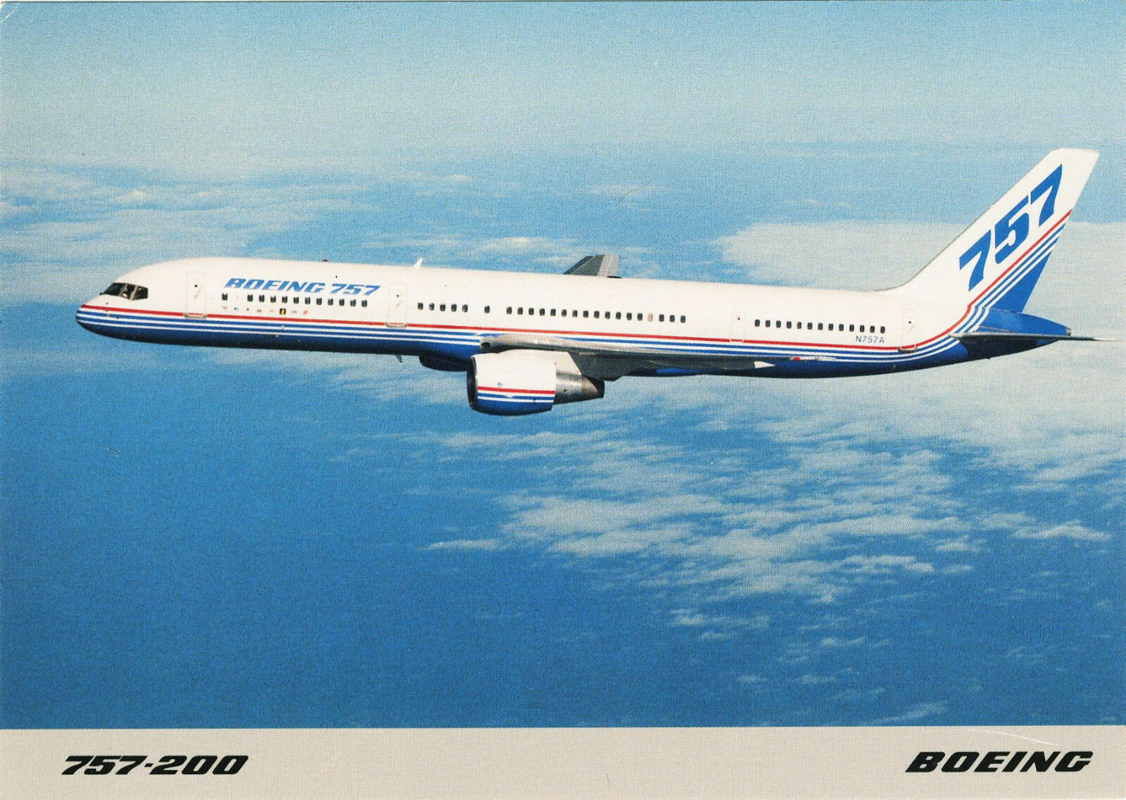 Lot of 125 Vintage New Old Stock Boeing Unused Postcards 747 757 767 ...